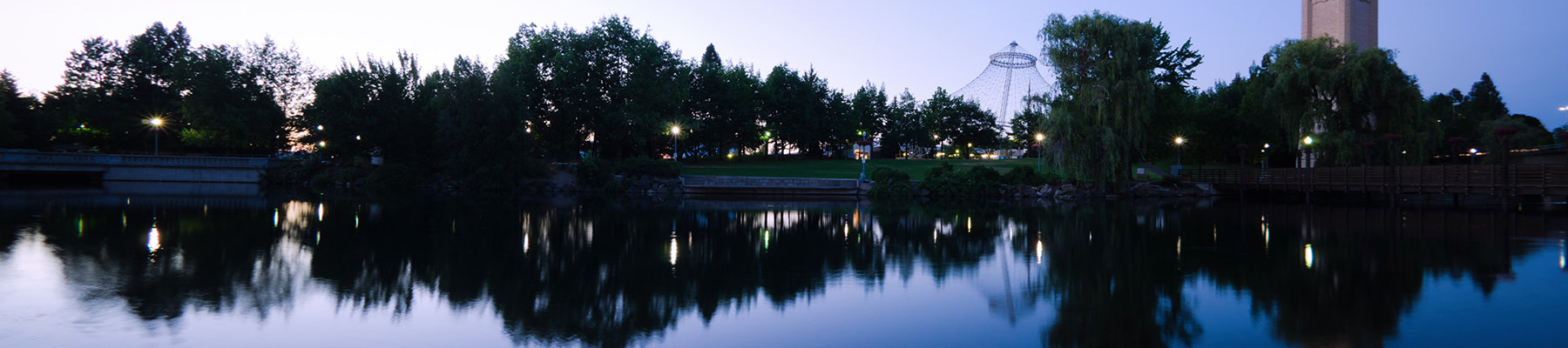 Spokane Riverfront Park at Dawn