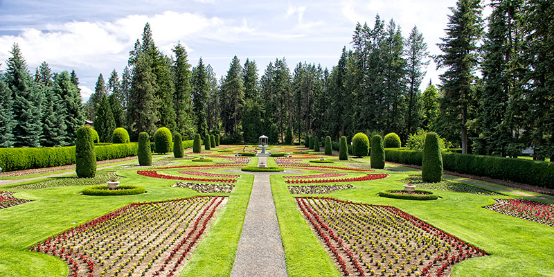 Manito Park in the summer