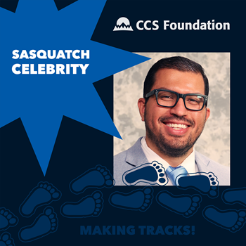 Guillermo in the Sasquatch Celebrity border