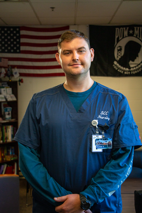 Nursing student, Tom